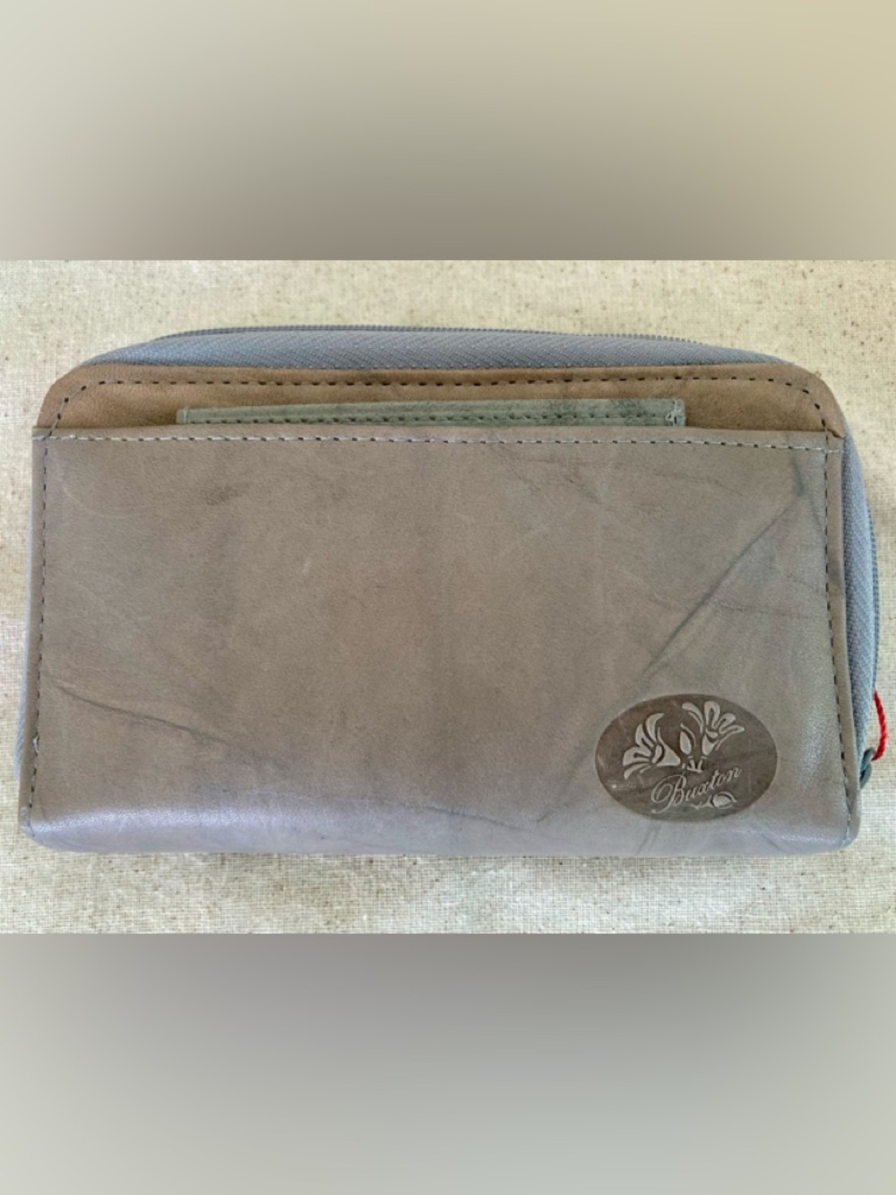 NWT - Buxton Double Zip Indexer Wallet